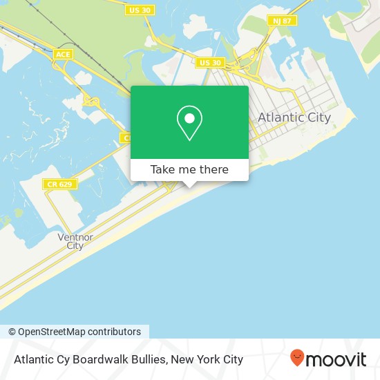 Mapa de Atlantic Cy Boardwalk Bullies