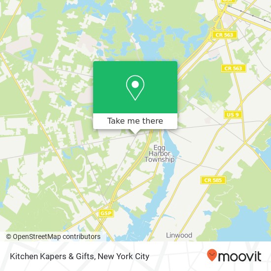 Mapa de Kitchen Kapers & Gifts