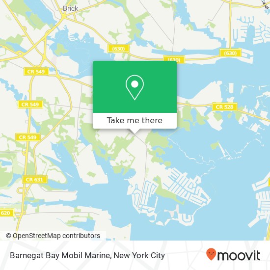 Barnegat Bay Mobil Marine map