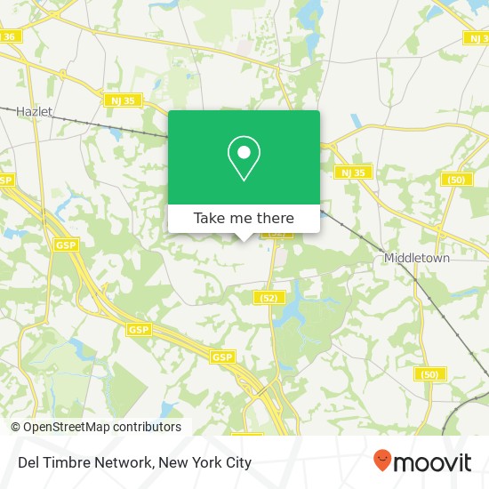 Del Timbre Network map
