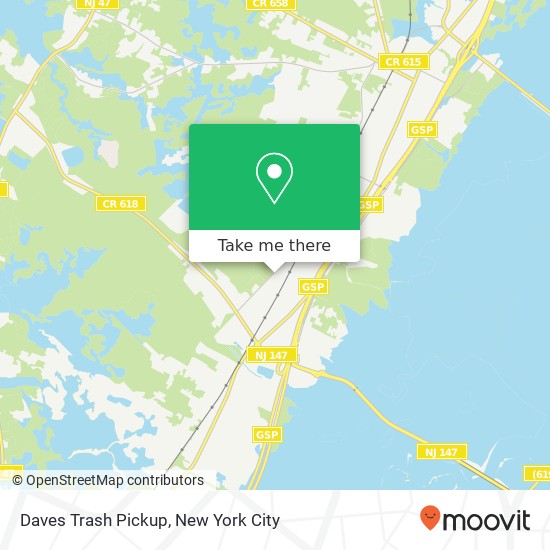 Daves Trash Pickup map