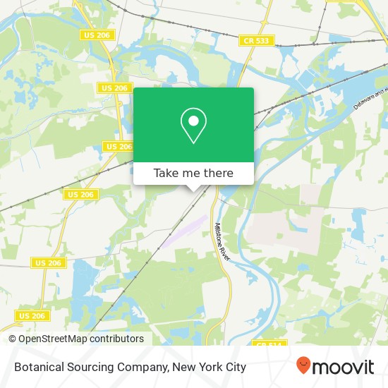 Mapa de Botanical Sourcing Company