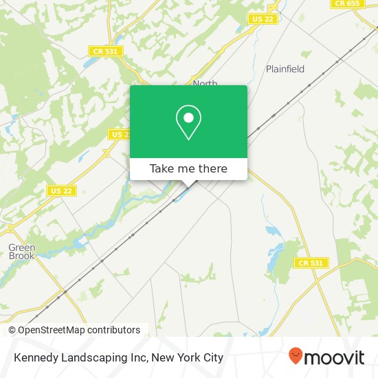 Kennedy Landscaping Inc map