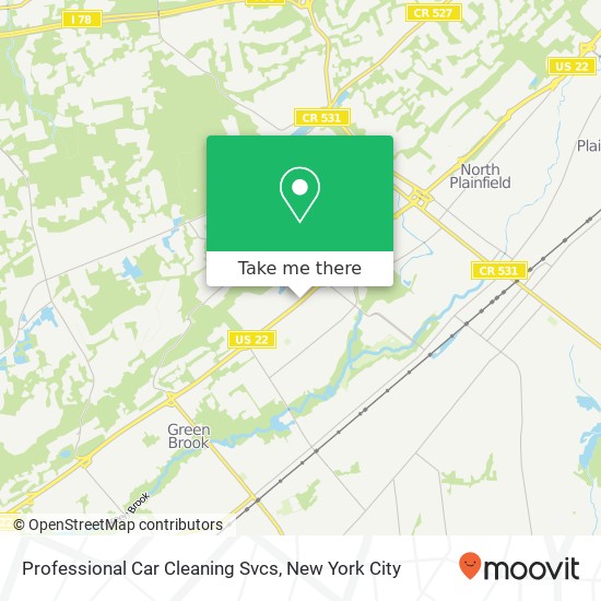 Professional Car Cleaning Svcs map