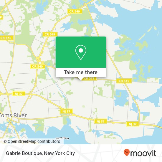 Gabrie Boutique map