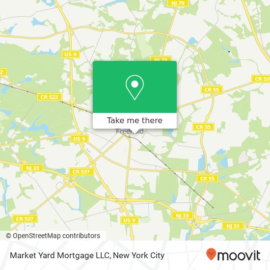 Mapa de Market Yard Mortgage LLC