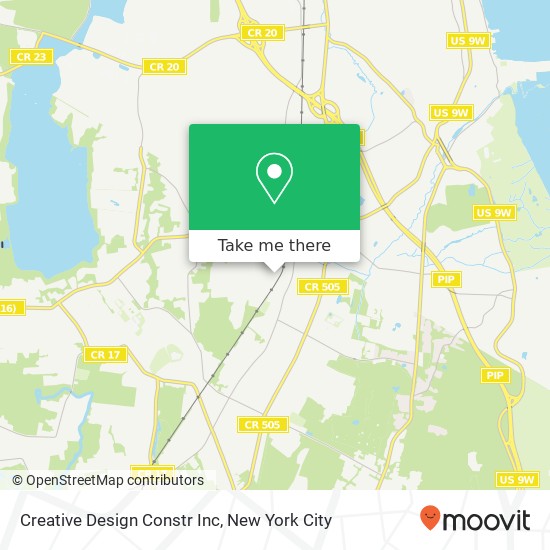 Creative Design Constr Inc map
