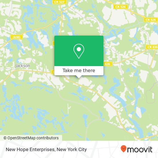 Mapa de New Hope Enterprises