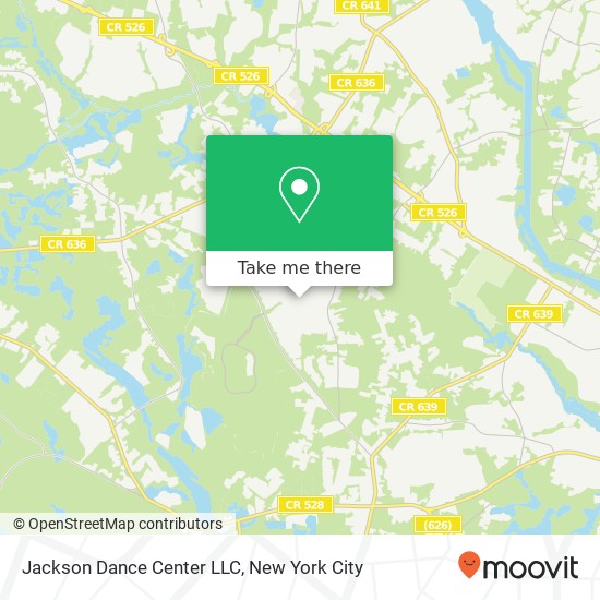 Mapa de Jackson Dance Center LLC