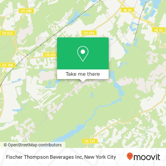 Fischer Thompson Beverages Inc map