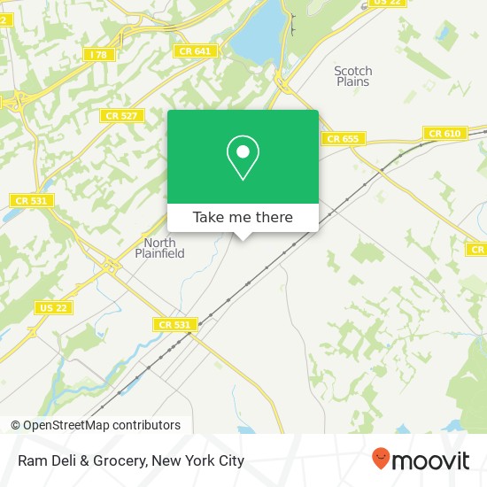 Mapa de Ram Deli & Grocery