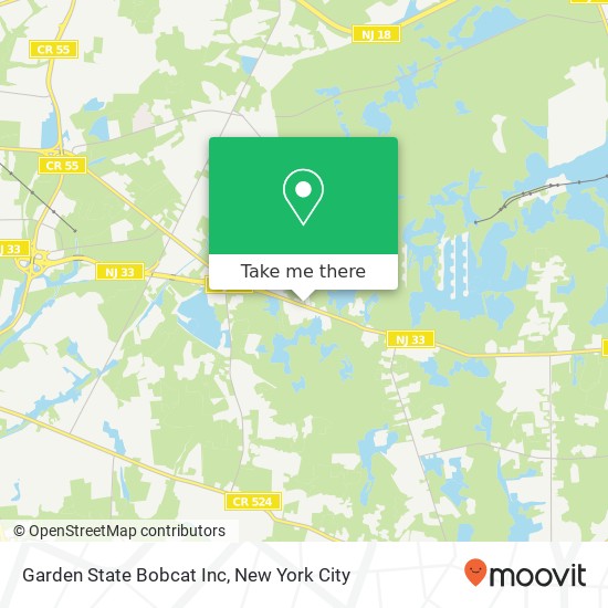 Garden State Bobcat Inc map