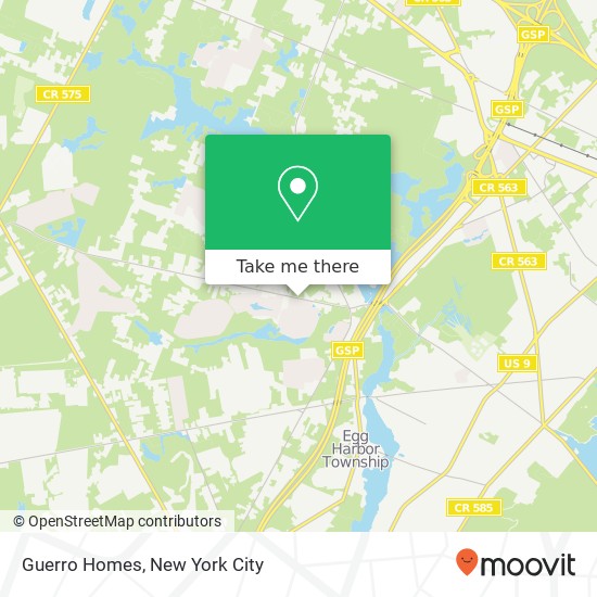 Guerro Homes map