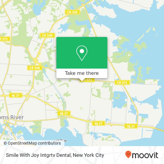 Mapa de Smile With Joy Intgrtv Dental