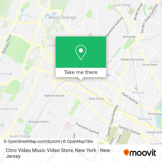 Citro Video Music Video Store map