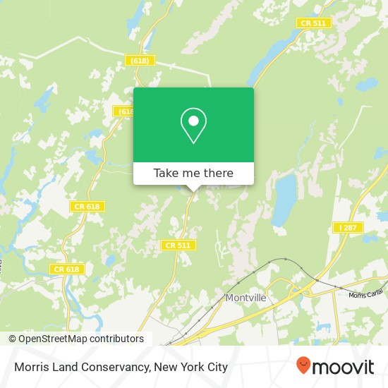 Morris Land Conservancy map