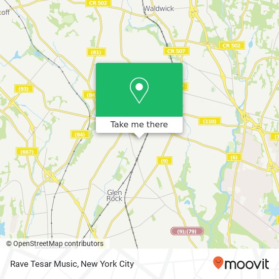 Rave Tesar Music map