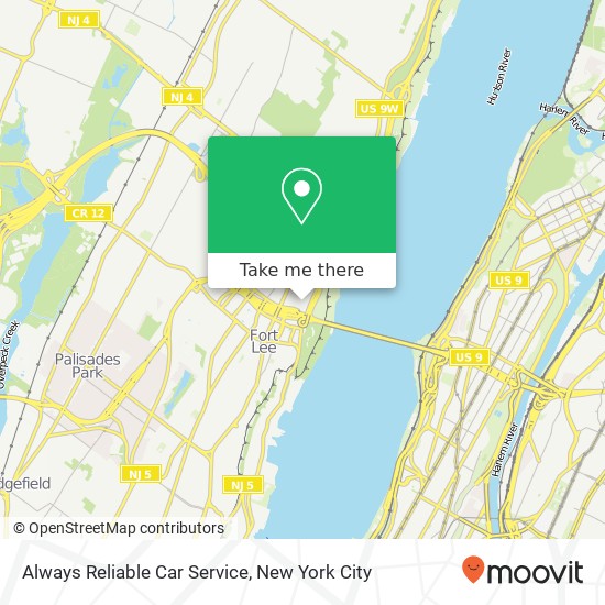 Always Reliable Car Service map