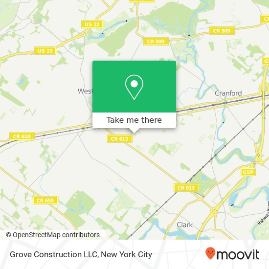 Grove Construction LLC map