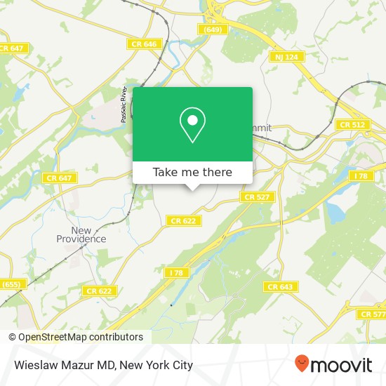 Wieslaw Mazur MD map