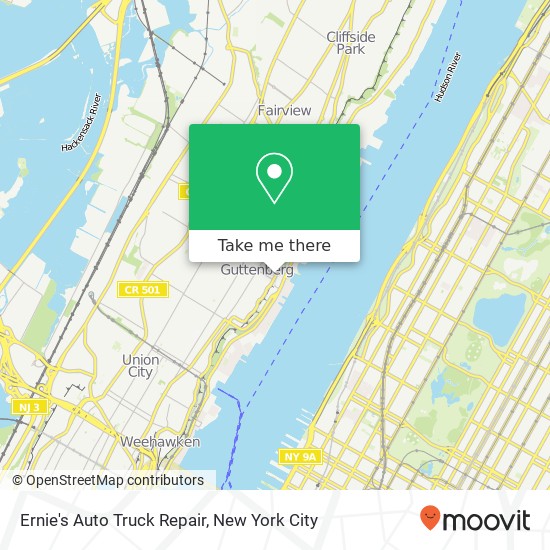 Mapa de Ernie's Auto Truck Repair