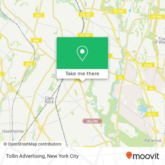Mapa de Tollin Advertising