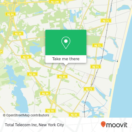 Mapa de Total Telecom Inc
