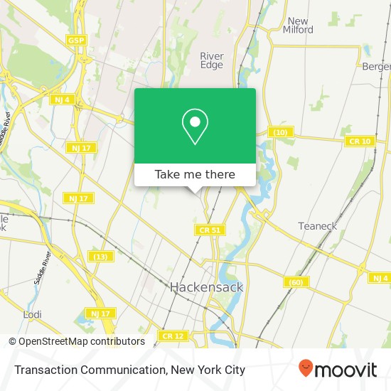 Transaction Communication map