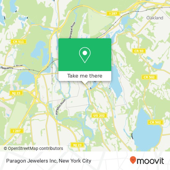 Mapa de Paragon Jewelers Inc