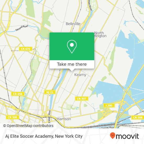 Mapa de Aj Elite Soccer Academy