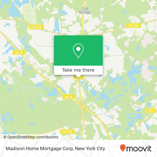 Madison Home Mortgage Corp map