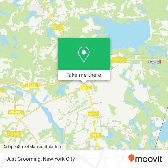 Mapa de Just Grooming