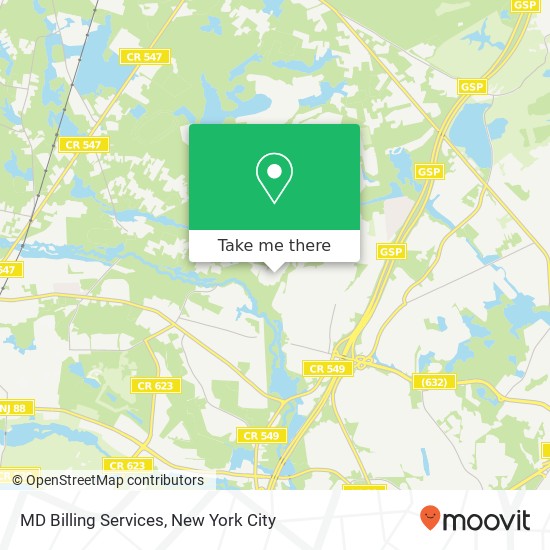 MD Billing Services map