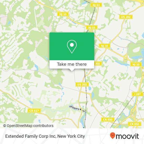 Extended Family Corp Inc map