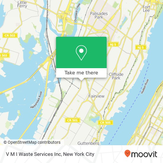 V M I Waste Services Inc map