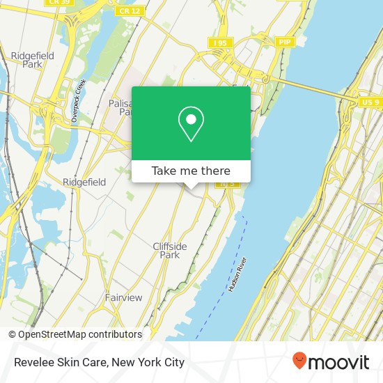 Revelee Skin Care map