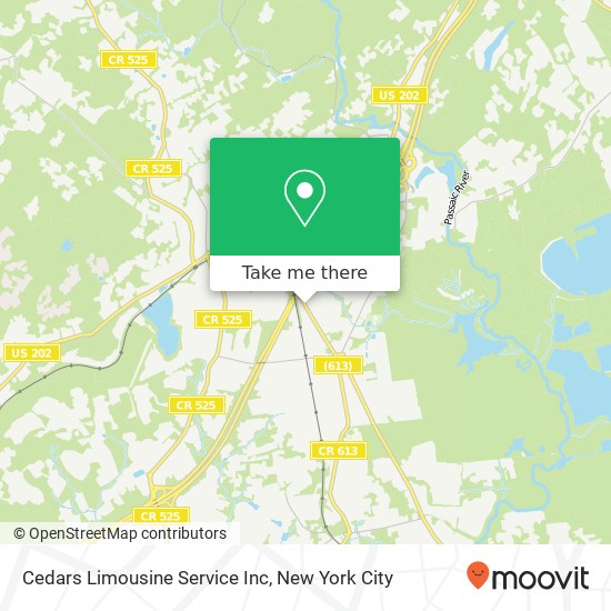 Mapa de Cedars Limousine Service Inc