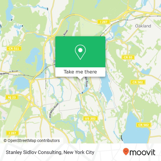 Stanley Sidlov Consulting map