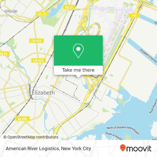 American River Logistics map