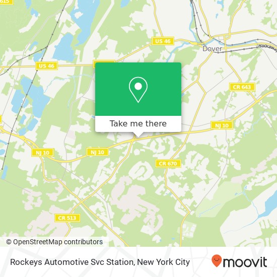 Mapa de Rockeys Automotive Svc Station