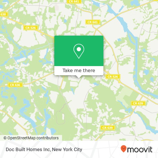 Doc Built Homes Inc map