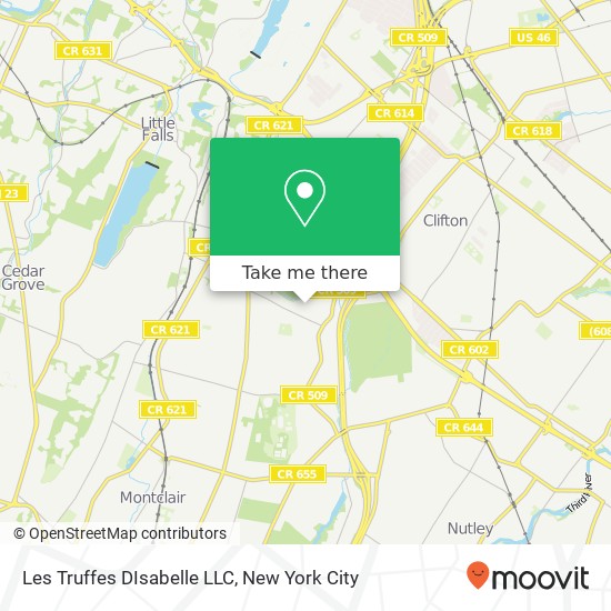 Mapa de Les Truffes DIsabelle LLC