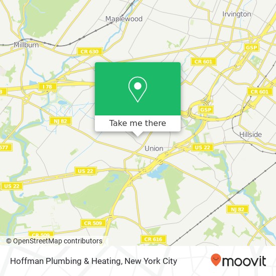 Hoffman Plumbing & Heating map