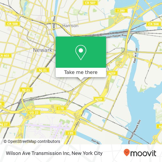 Mapa de Wilson Ave Transmission Inc