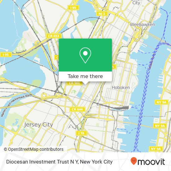 Mapa de Diocesan Investment Trust N Y