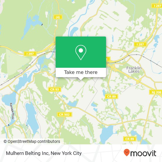 Mulhern Belting Inc map