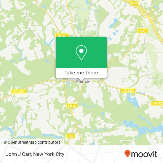 Mapa de John J Carr