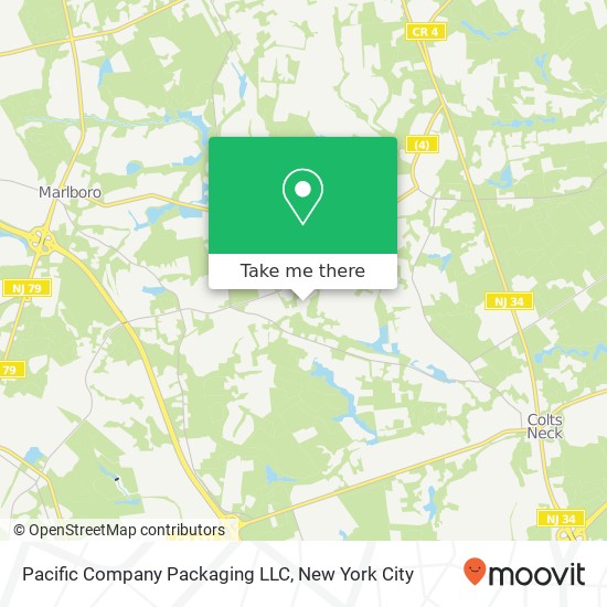 Mapa de Pacific Company Packaging LLC