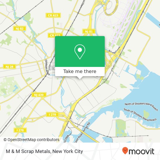 M & M Scrap Metals map