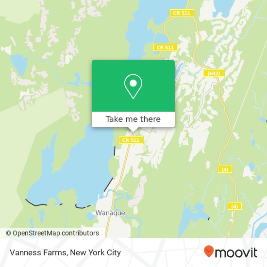 Mapa de Vanness Farms